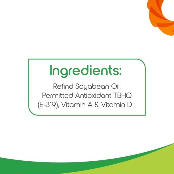 Fortune Refined Soybean Oil – 870gm Pouch - Image 3