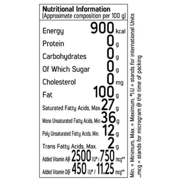 Fortune Refined Groundnut Oil, 1L - Image 2