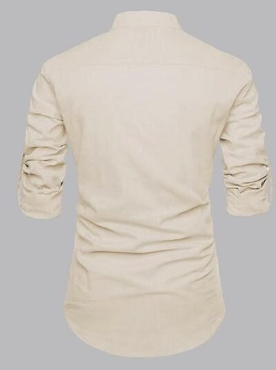 DEELMO Men's Cotton Blend Short Kurta