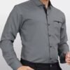 CB-COLEBROOK Men's Regular Fit Solid Soft Touch Cotton Casual Shirt