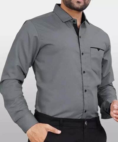 CB-COLEBROOK Men's Regular Fit Solid Soft Touch Cotton Casual Shirt