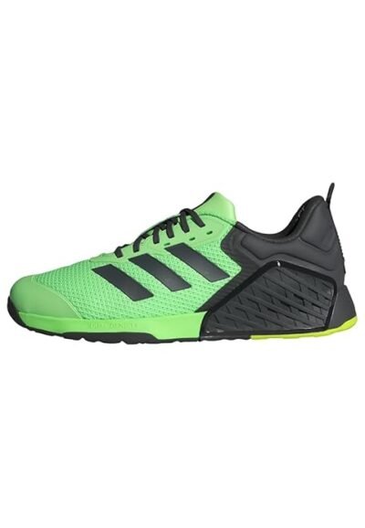adidas Unisex Dropset 3 GFX Shoes, Lime Burst Carbon Lucid Lemon, 10.5 Women/9.5 Men