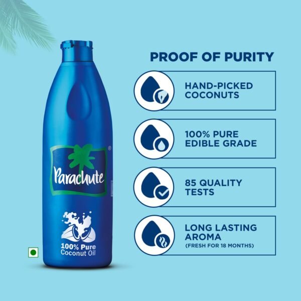 Parachute Coconut Oil - 1L Pet Jar - Image 3