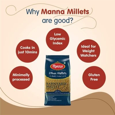 Manna Millets Combo Pack - 2.5Kg Whole Grains