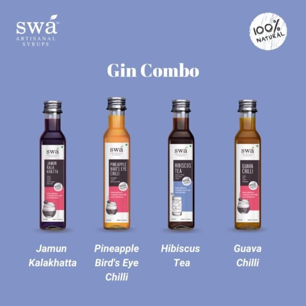 Swa Artisanal Syrups - Gin Cocktail Mixers Combo - Image 2