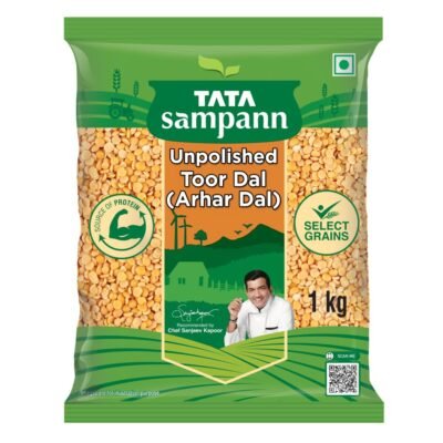 Tata Sampann Unpolished Toor Dal - 1kg