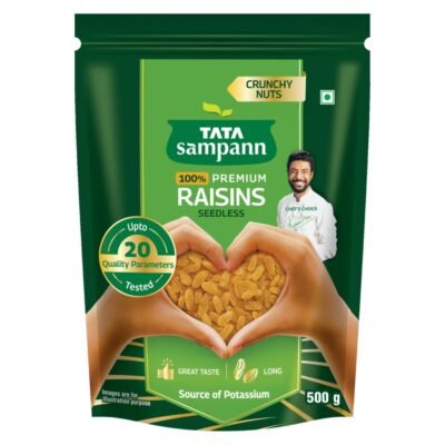 Tata Sampann Pure Raisins - Seedless Green Kishmish