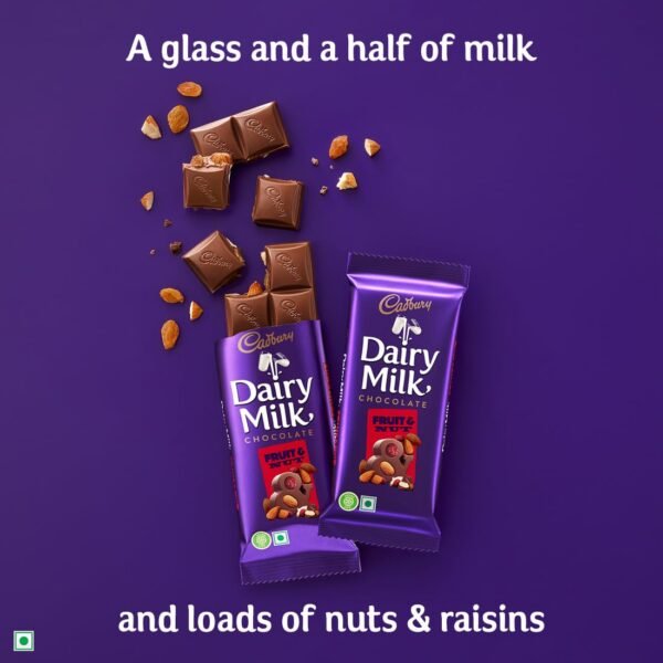 Cadbury Dairy Milk Fruit and Nut Chocolate Bar - Image 3