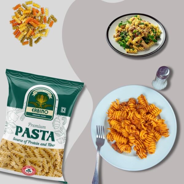 ERBINO Fusilli Pasta - 100% Durum Wheat Semolina - Image 2