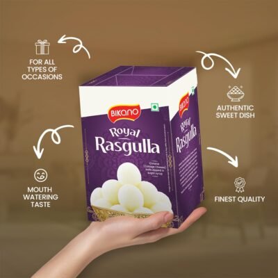 Bikano Royal Rasgulla - Indian Sweet Dish
