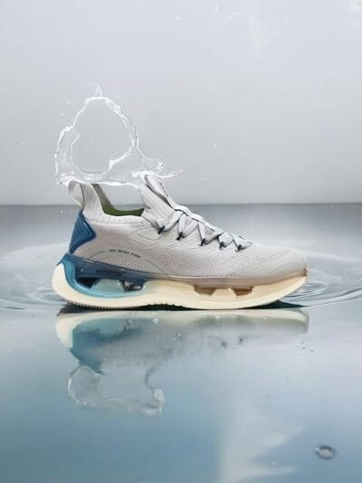 ABROS Mens Swag Sports Shoes White/Ice Blue