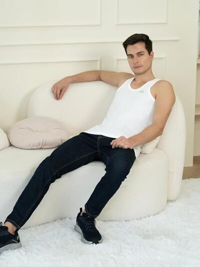 Lux Cozi Men's White Round Neck- Pack of 3