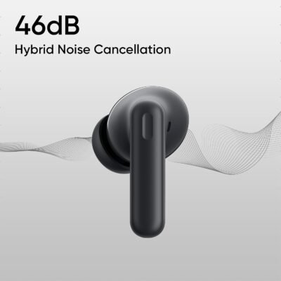 realme Buds T310 True Wireless in-Ear Earbuds with 46dB Hybrid ANC, 360° Spatial Audio