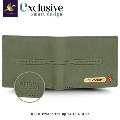 HORNBULL Men's Personalized Wallet