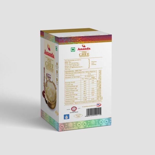 Ananda Pure Ghee Pack, 900ml - Image 2