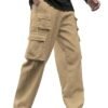 Lymio Men's Regular Fit Low Rise Cargo || Cotton Cargo Pants