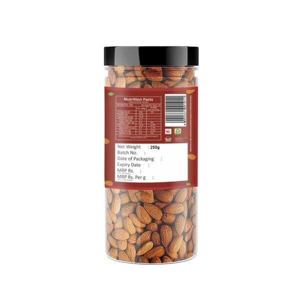 Raghbat Premium California Almonds 250g - Image 3