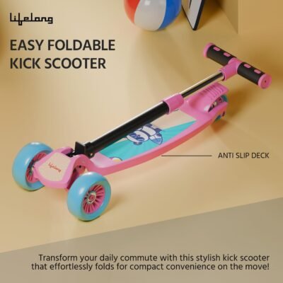 Lifelong LLKS03 Foldable Kick Skating Cycle| Skate Scooter for Kids