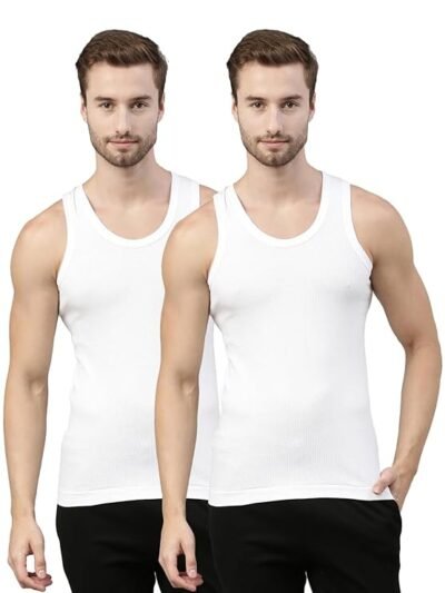 Dixcy Scott Originals Men's Solid Cotton Vest Innerwear