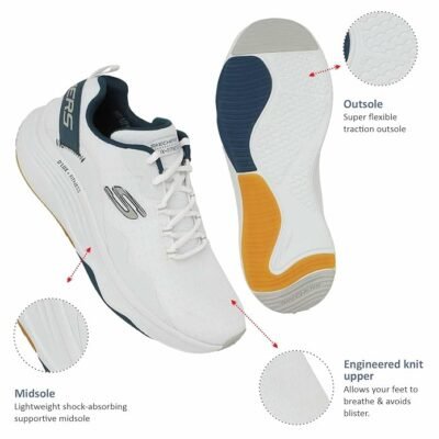 Skechers Men D'Lux Fitness Roam Free Sneakers