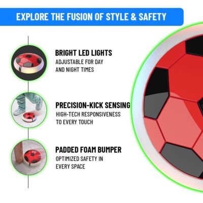 Mirana C-Type USB Rechargeable Battery Powered Hover Football Indoor Floating Hoverball Soccer