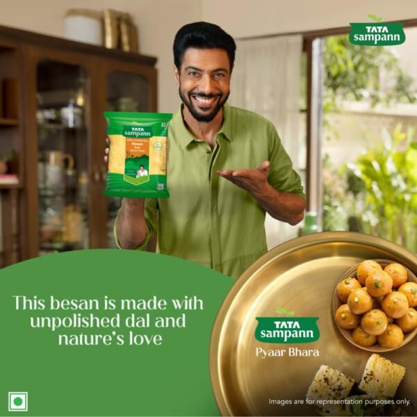 Tata Sampann 100% Chana Dal Fine Besan - Image 4