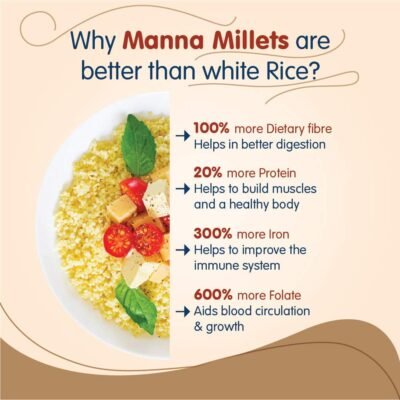 Manna Millets Combo Pack - 2.5Kg Whole Grains