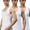 Lux Cozi Men's White Round Neck- Pack of 3