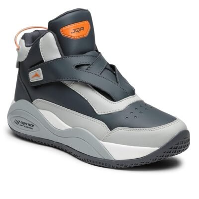 JQR ZAPATOS-26 Grey Sports Shoe for Men