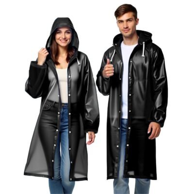 Robustt Unisex Raincoat - Waterproof & Lightweight