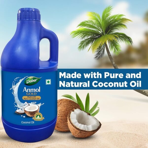 Dabur Anmol Gold 100% Pure Coconut Oil - Image 3