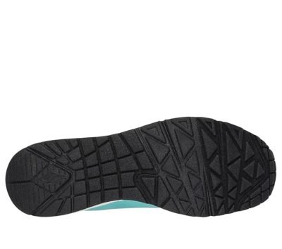 Skechers Mens UNO - Stand ON AIR Turquoise Black Casual Sneakers, 8 UK (9 US)
