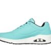 Skechers Mens UNO - Stand ON AIR Turquoise Black Casual Sneakers, 8 UK (9 US)