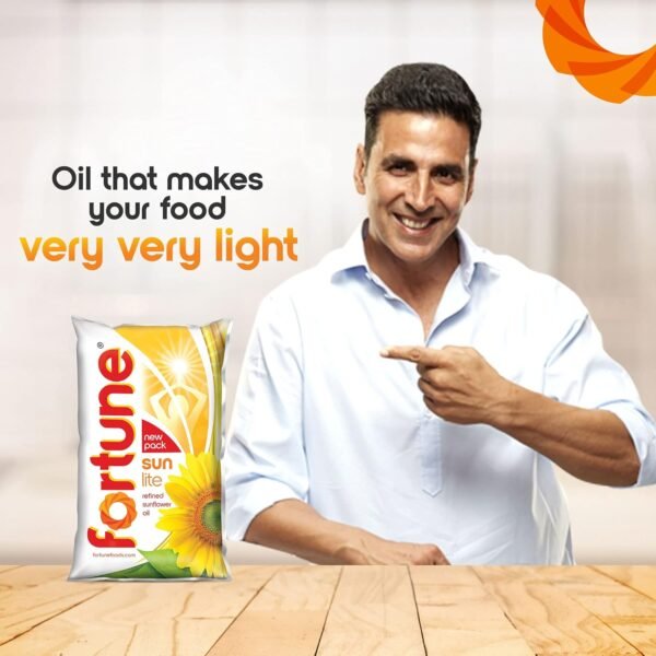 Fortune Sunlite Refined Sunflower Oil - 800gm/870gm - Image 3