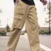 Lymio Men's Regular Fit Low Rise Cargo || Cotton Cargo Pants