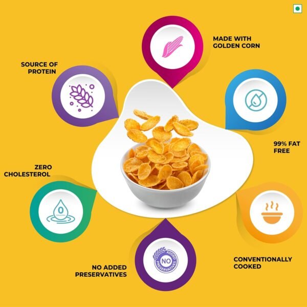 Kwality Corn Flakes 800g - Image 2