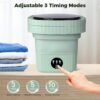 Semi-Automatic Folding Mini Washing Machine