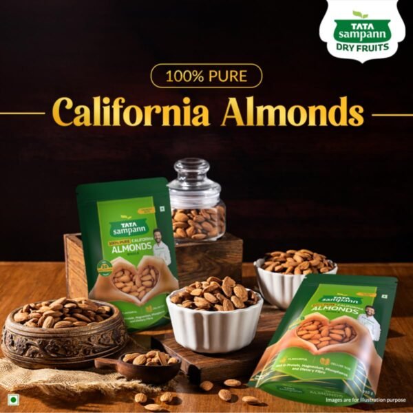 Tata Sampann California Almonds - 200g - Image 4