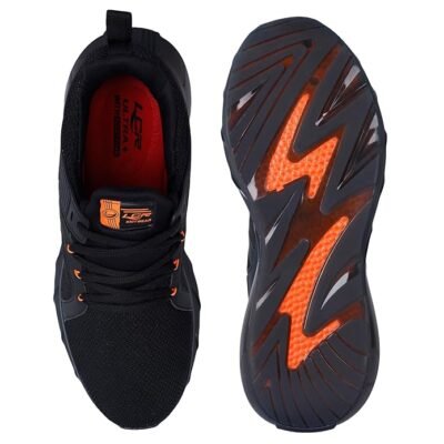 Lancer Mens Rambo-195blk-org Sneaker