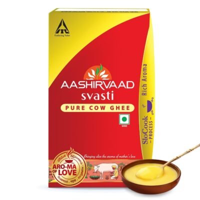 Aashirvaad Pure Cow Ghee - Tetrapack, Rich Aroma, 1L