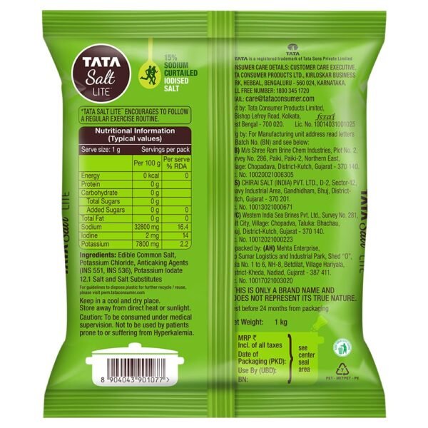 Tata Salt Lite - Low Sodium Option - Image 4