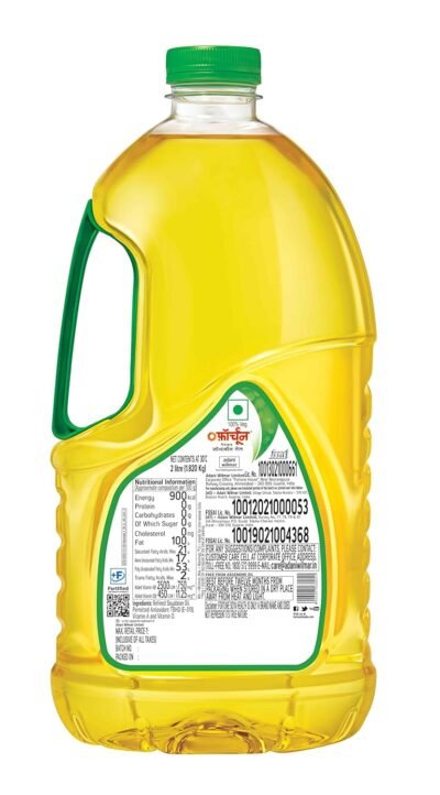 Fortune Soya Health Refined Soyabean Oil, 2L