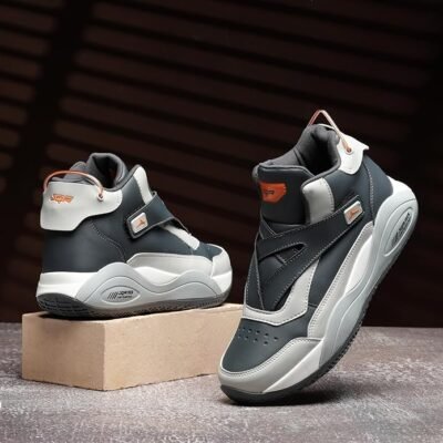 JQR ZAPATOS-26 Grey Sports Shoe for Men