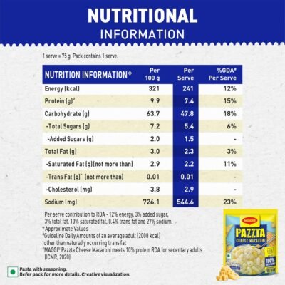 PAZZTA Maggi Cheese Macaroni Instant Pasta