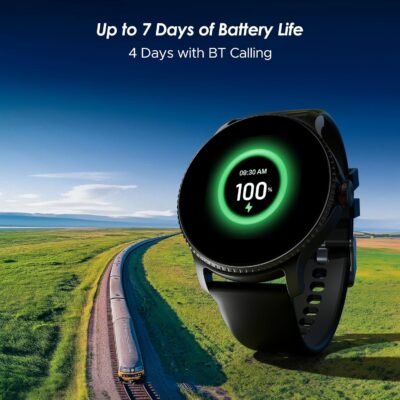 boAt Lunar Discovery w/ 1.39" (3.5 cm) HD Display, Turn-by-Turn Navigation