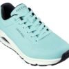 Skechers Mens UNO - Stand ON AIR Turquoise Black Casual Sneakers, 8 UK (9 US)