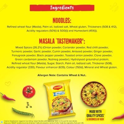 MAGGI 2-Minute Masala Noodles - Pack of 12