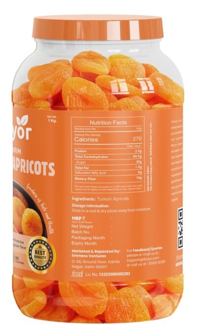Livyor Turkish Apricots - 1kg