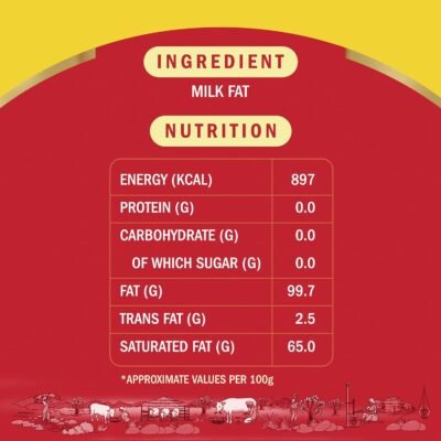 Aashirvaad Pure Cow Ghee, PET Jar, Rich Aroma, 500ml