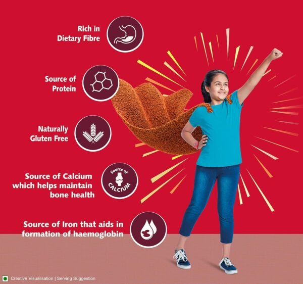 Aashirvaad Nature’s Superfoods Ragi Flour - High Fibre - Image 4